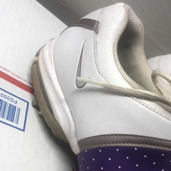 US size 9.5 Nike air purple cleats good used make offers - Picture 4 of 13